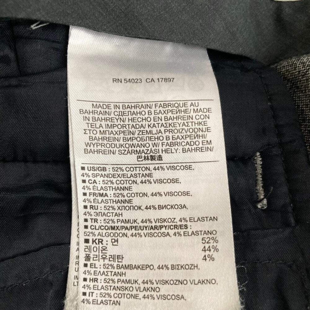 Banana Republic Sloan Fit Slim Ankle Trousers - Gray - 8P - Picture 8 of 8